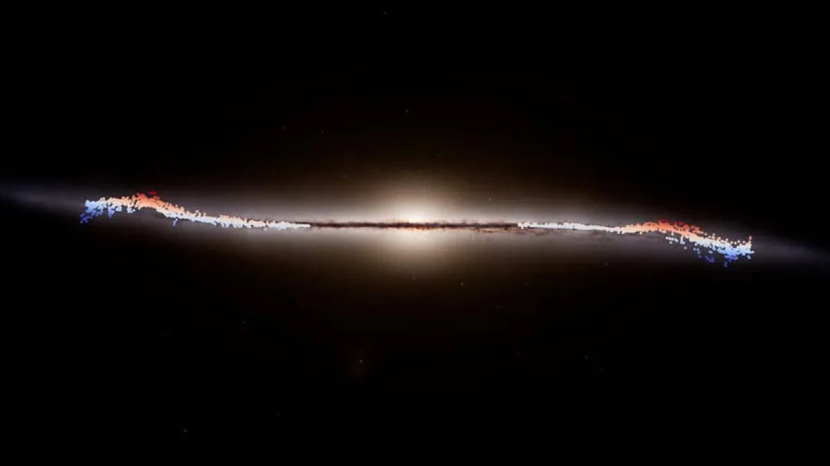 El telescopio espacial Gaia descubre que una ola cósmica de proporciones gigantescas está atravesando la Vía Láctea empujando a miles de estrellas.