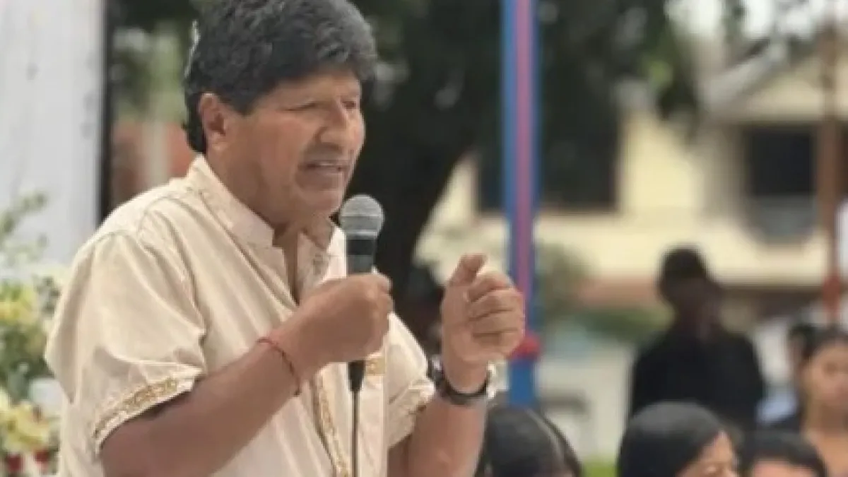 Evo Morales advierte que el cierre de empresas públicas pondría en riesgo bonos y rentas
